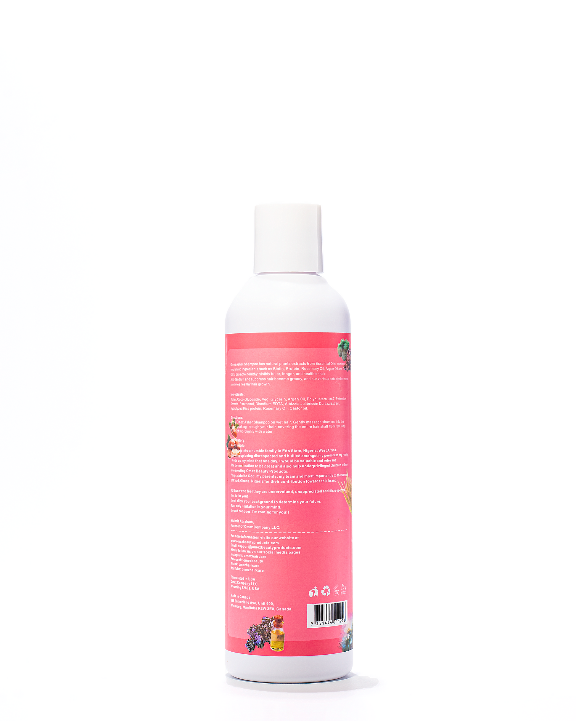 Omez Asher growth  shampoo - Omez Beauty Products