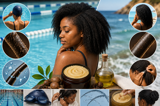 Swimming With Natural Hair: Chlorine, Salt Water and Where Chebe Fits