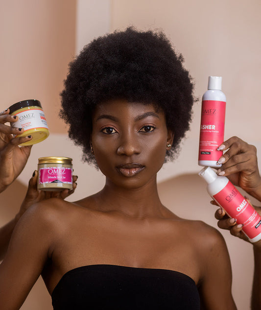 DIY Routine for 4C Hair Using Omez Chebe Powder, Coconut Oil & Growth Oils