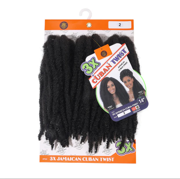 3X Jamaican Cuban Twist 14" - Omez Beauty Products 
