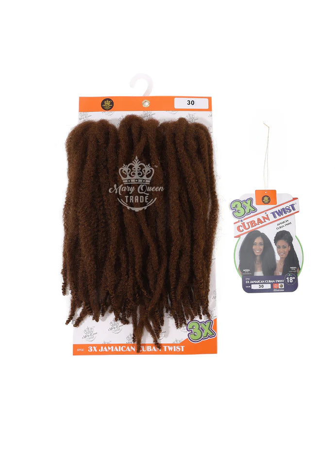 3X Jamaican Cuban Twist 18” - Omez Beauty Products 