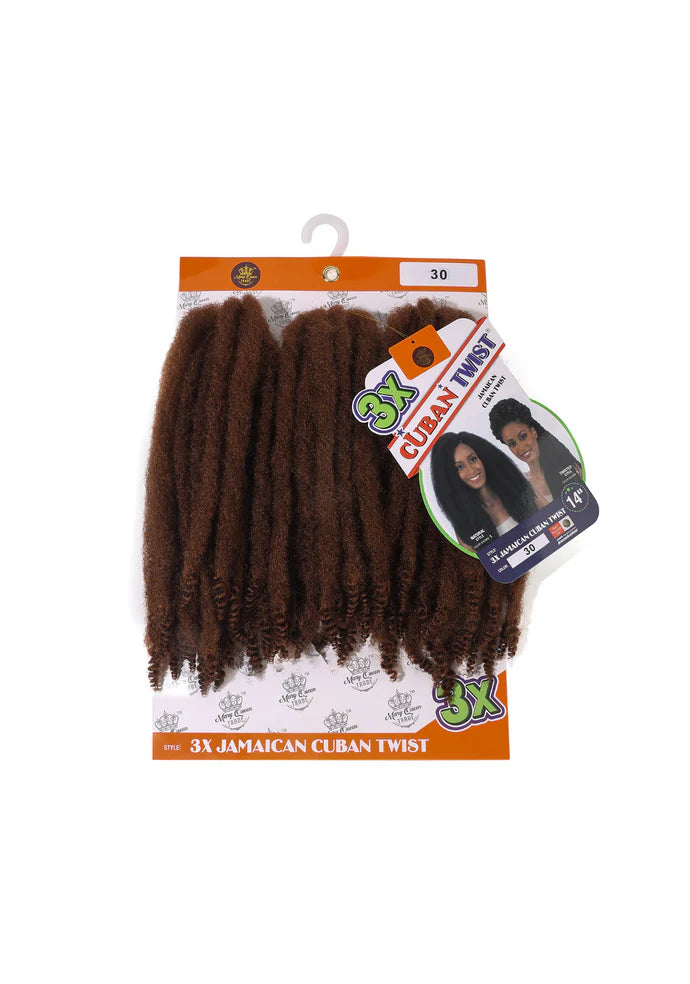 3X Jamaican Cuban Twist 14" - Omez Beauty Products 
