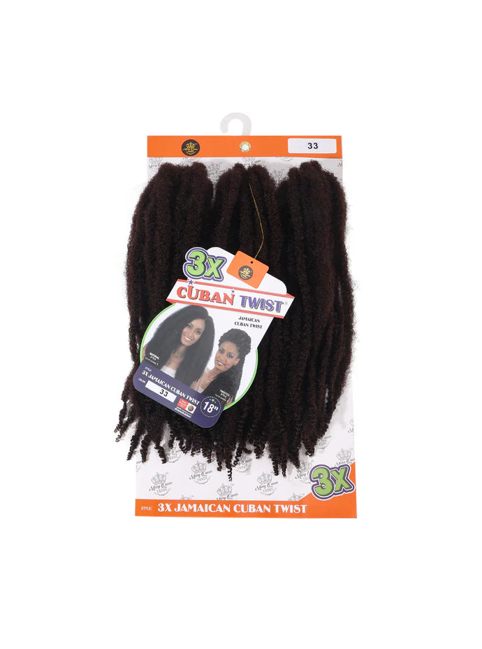 3X Jamaican Cuban Twist 18” - Omez Beauty Products 