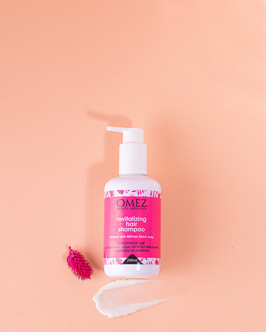 Revitalising Omez Shampoo - Omez Beauty Products 