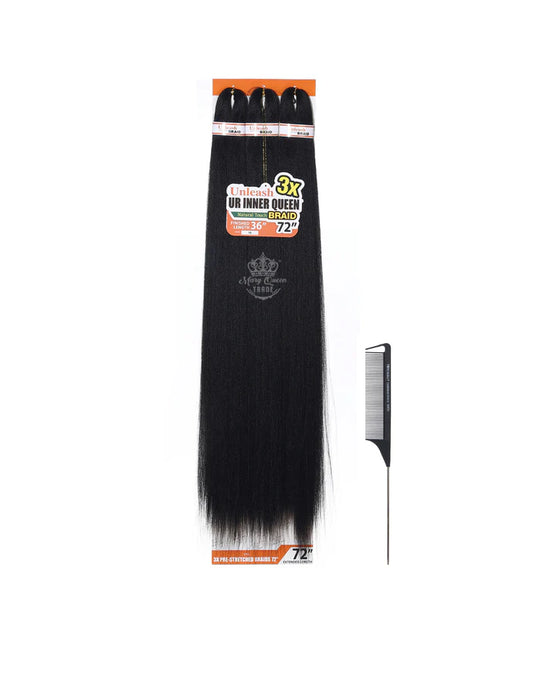 3X Pre Stretched Braid 72" - Braids Hair - Omez Beauty Products 