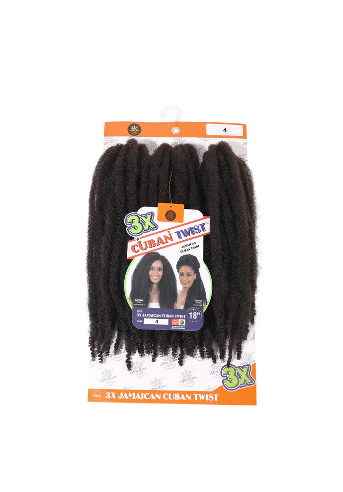 3X Jamaican Cuban Twist 18” - Omez Beauty Products 