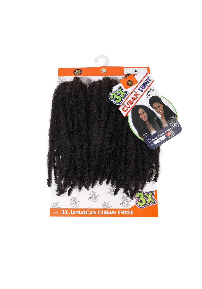 3X Jamaican Cuban Twist 14" - Omez Beauty Products 