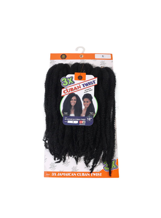 3X Jamaican Cuban Twist 18” - Omez Beauty Products 