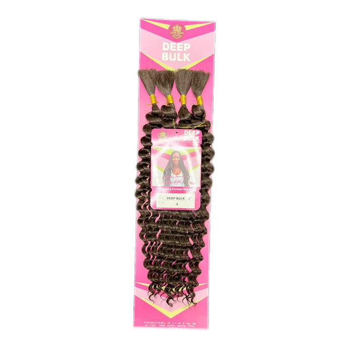 Boho Deep Bulk Human Hair Blend 24" - Omez Beauty Products 