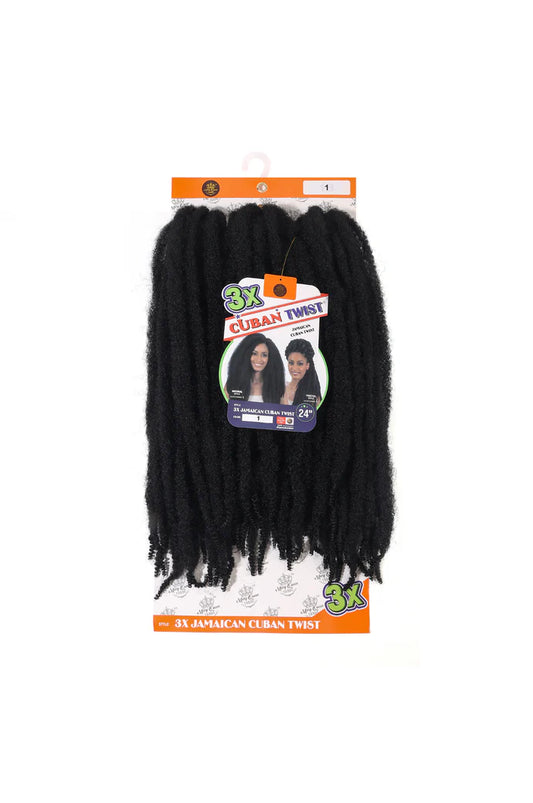 3X Jamaican Cuban Twist 24" - Omez Beauty Products 
