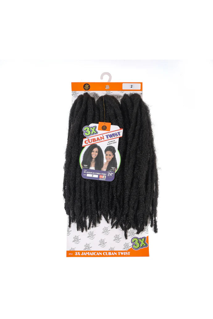 3X Jamaican Cuban Twist 24" - Omez Beauty Products 