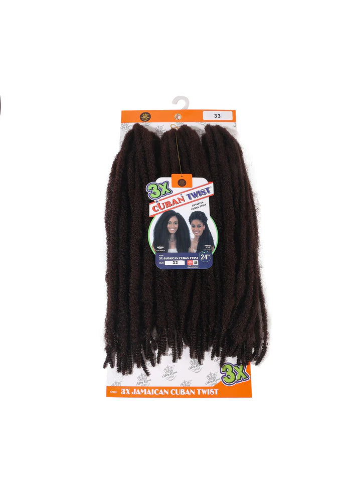 3X Jamaican Cuban Twist 24" - Omez Beauty Products 