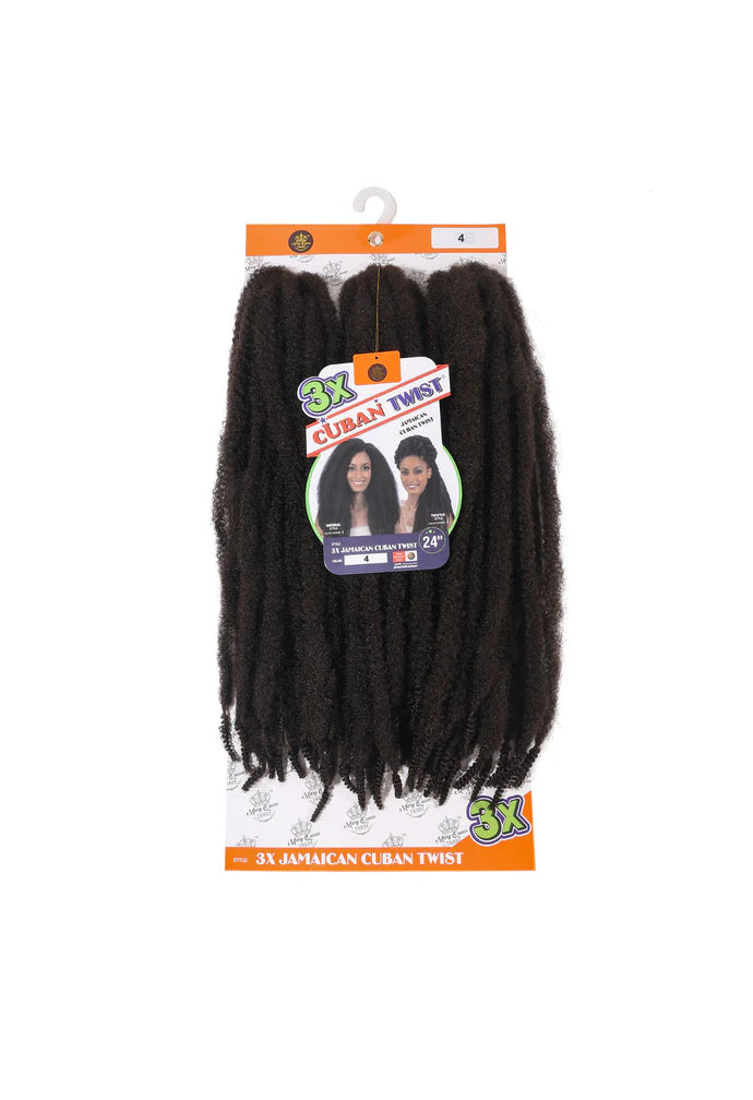 3X Jamaican Cuban Twist 24" - Omez Beauty Products 