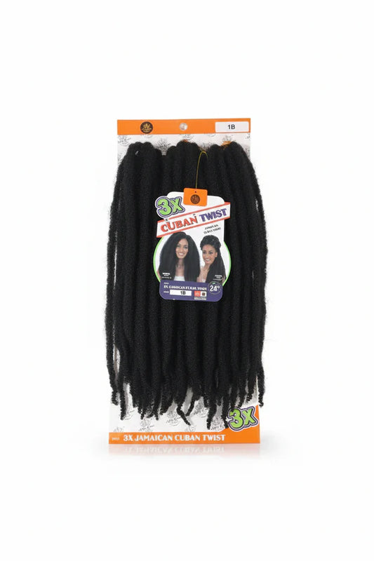 3X Jamaican Cuban Twist 24" - Omez Beauty Products 