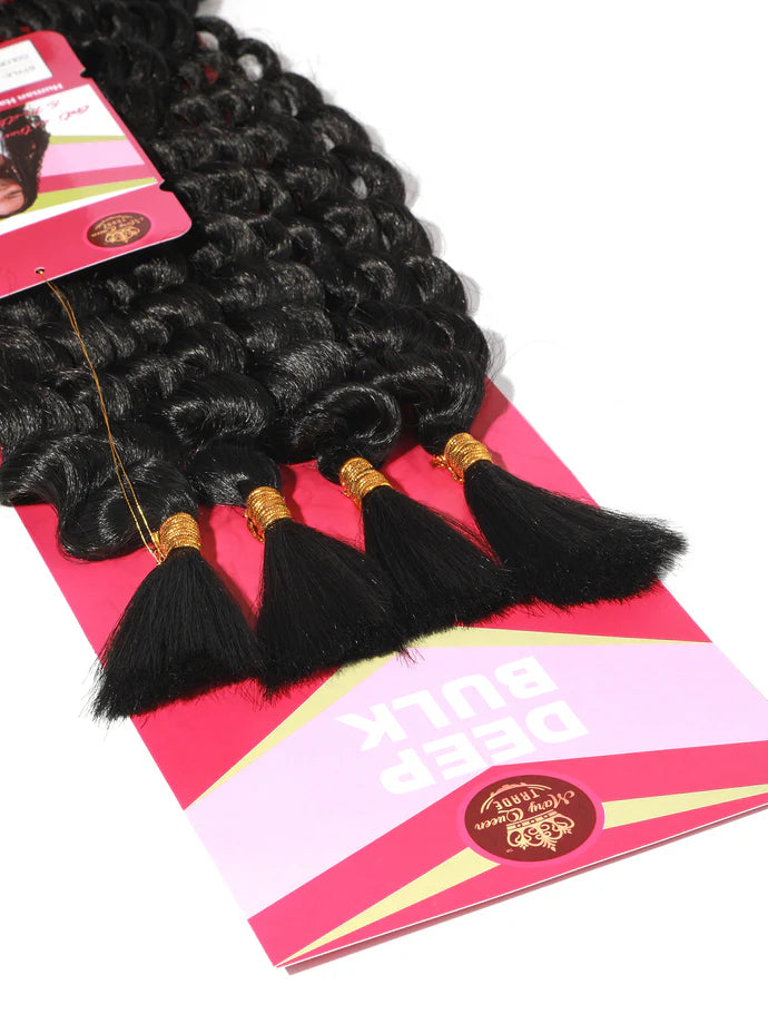 Boho Deep Bulk Human Hair Blend 24" - Omez Beauty Products 