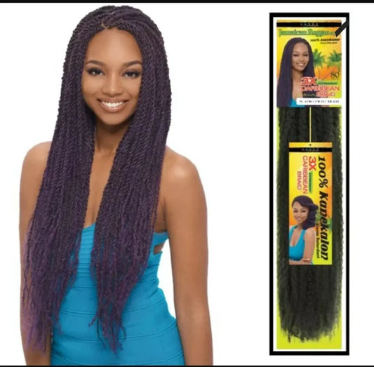 Jamaican REGGAE STYLE 3X CARIBBEAN AFRO TWIST BRAID [1] - Omez Beauty Products 