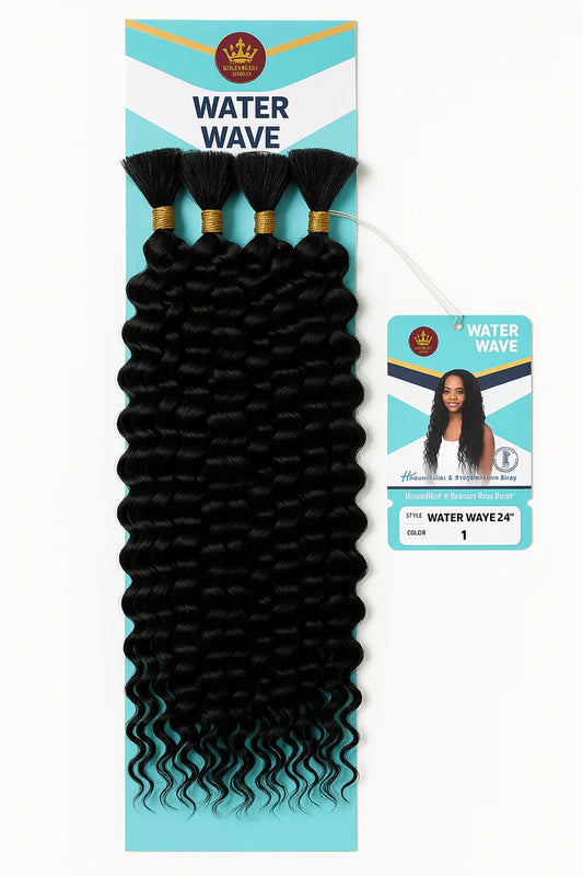 Boho Water Wave Human Hair Blend 24" - Omez Beauty Products 