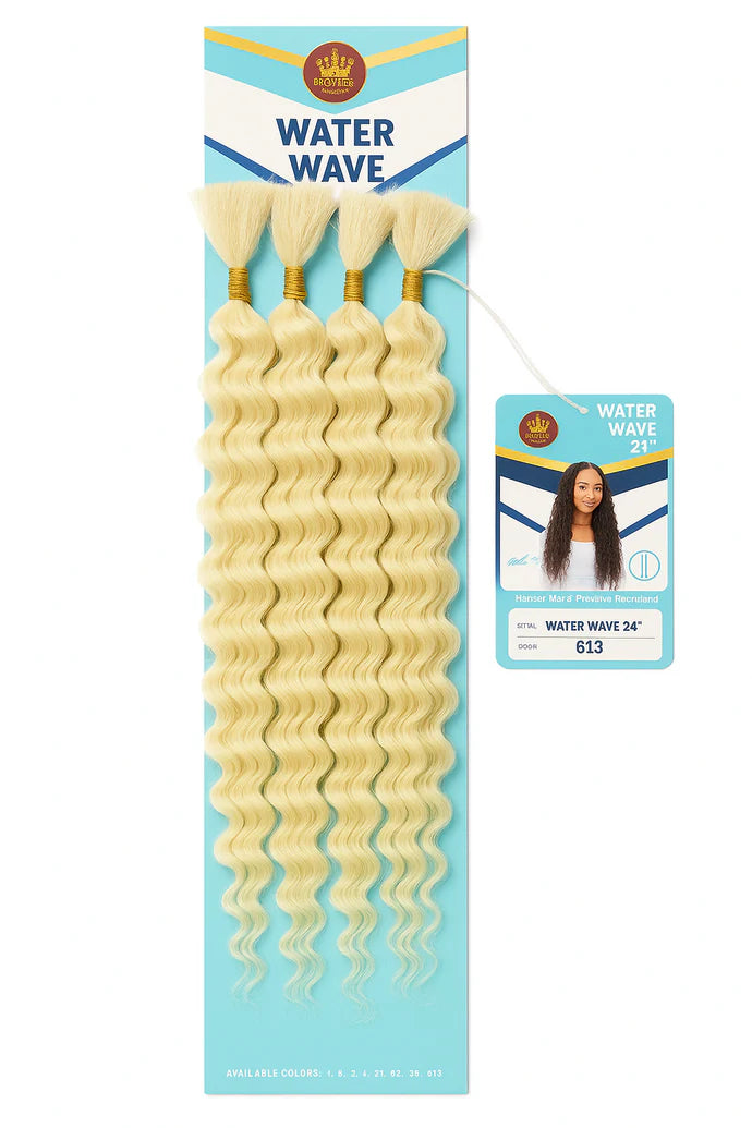 Boho Water Wave Human Hair Blend 24" - Omez Beauty Products 
